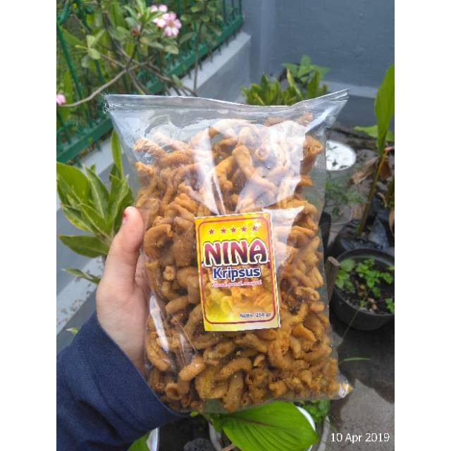 

Keripik usus kemasan 250gram
