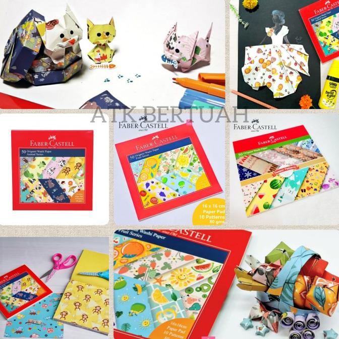 

Big Sale FABER CASTELL ORIGAMI WASHI MOTIF PAPER KERTAS LIPAT BOLAKBALIK GAMBAR Big Sale