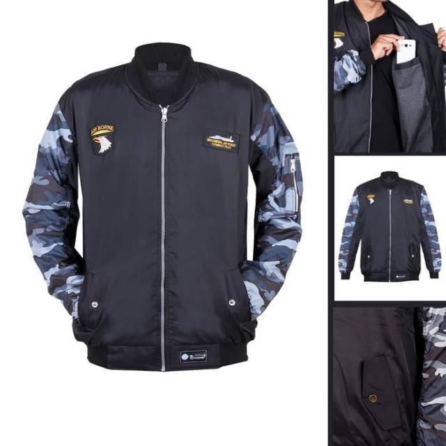 Sweater Bomber Pria | Bomber Pria Army