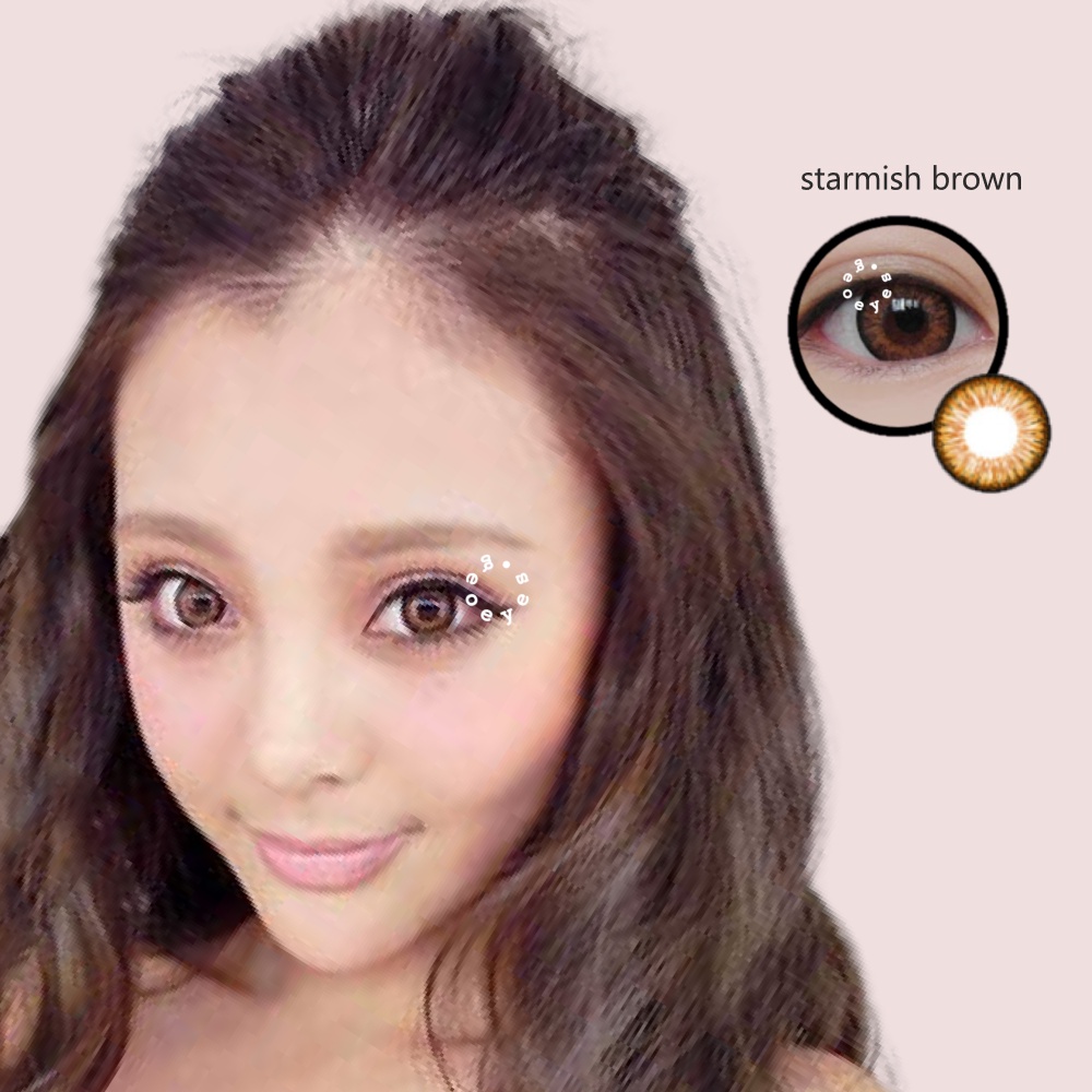 Softlens Princess Mimi Starmish Brown - Big Eyes Lens