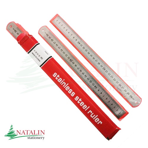 

Penggaris Panjang Besi 30 Cm Stainless Steel Ruler