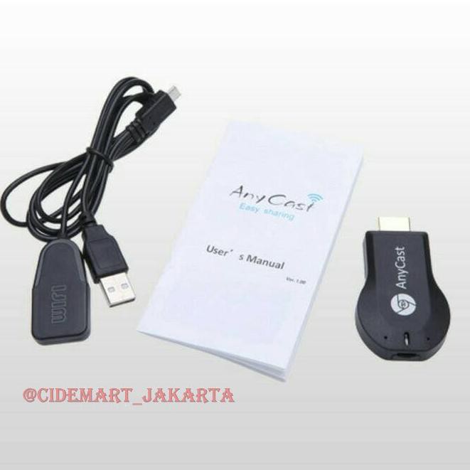 Paling Diminati [100% ORIGINAL] ANYCAST DONGLE HDMI WIFI DISPLAY RECEIVER TV - HDMI DONGLE WIFI