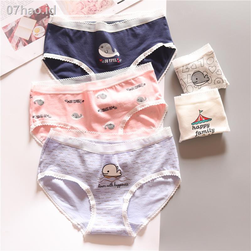  Celana  Dalam  Bahan  Katun  Motif Kartun Untuk Anak  Perempuan 