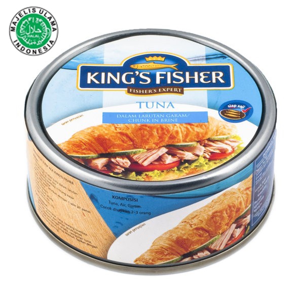 King's Fisher Canned Tuna 170gr All Flavour | King Fisher Tuna Kaleng All Variant