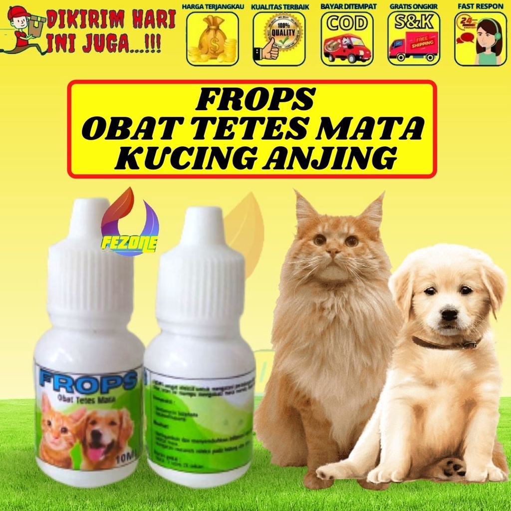 FROPS 10 ml / obat tetes mata kucing anjing / RAID ALL FEZONE