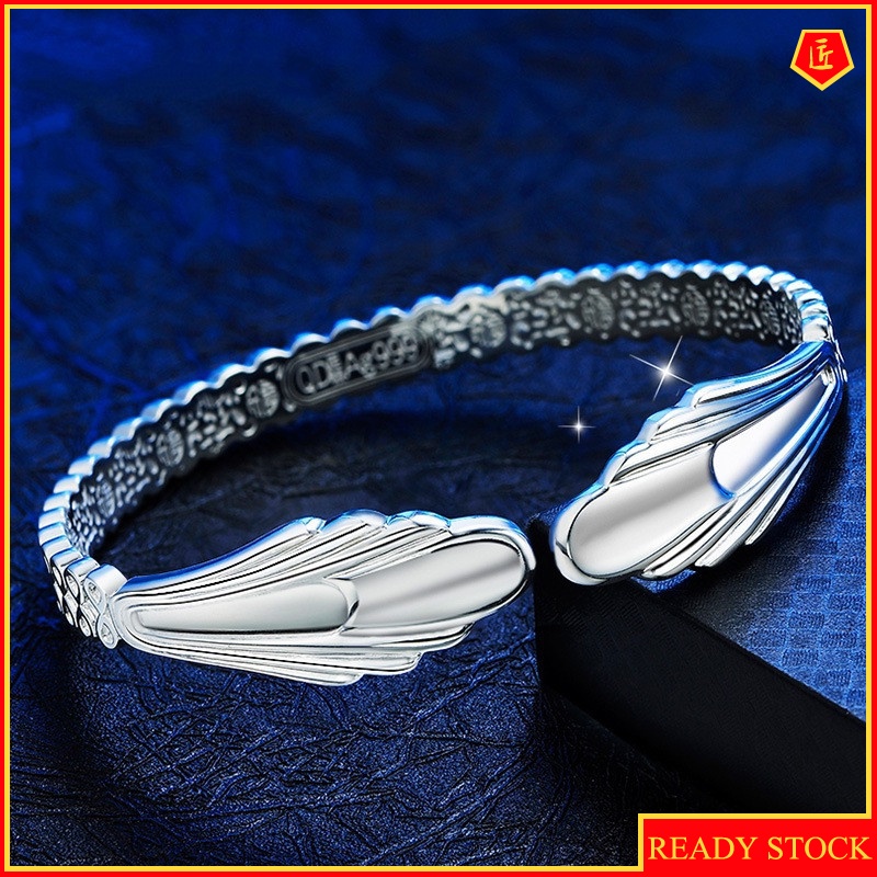 [Ready Stock]Fashion Simple Mermaid Silver Bracelet for Women