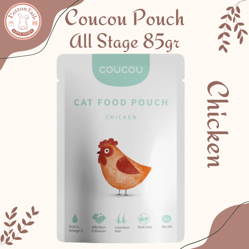 Makanan Kucing Coucou Pouch Premium 85Gr / Cat Food / Wet Food