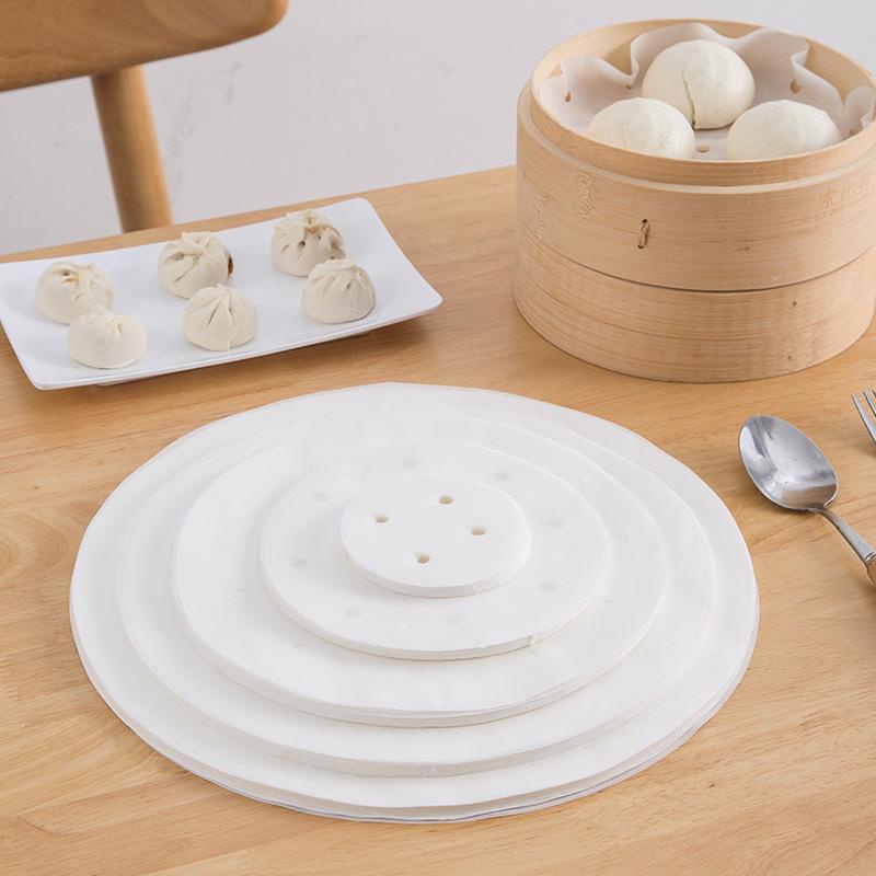 (BOW) Kertas Kukus Roti Pao Siomay Dimsum Steamer Paper 1FG69