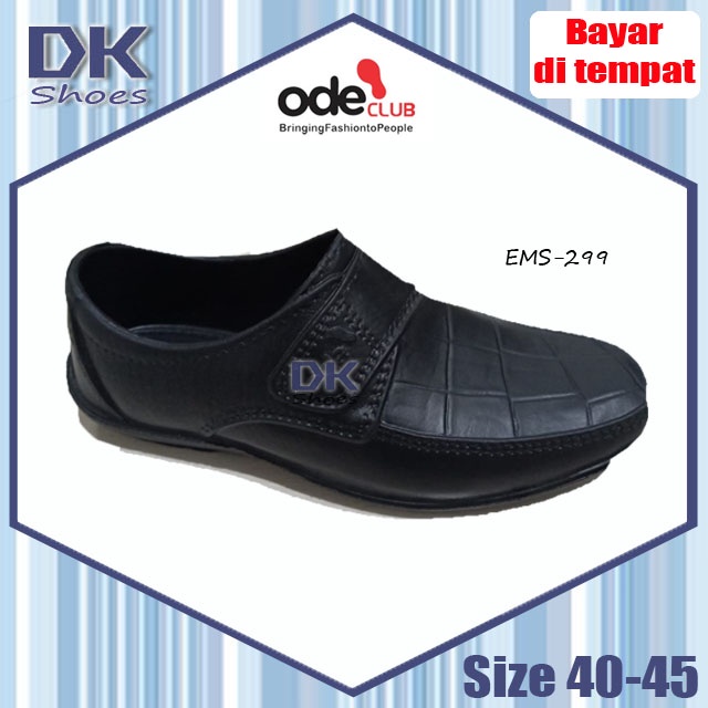 Sepatu Pantofel Kerja Pria Karet Ode EMS-299 by Ardiles Men 40-45 / Sepatu Formal / Sepatu Slip On Pria / Sepatu jumbo / Sepatu Karet / Sepatu Santai / Sepatu Kerja Kantor Pria / Sneakers Pria Sepatu SlipOn Pria / Sepatu Kuliah