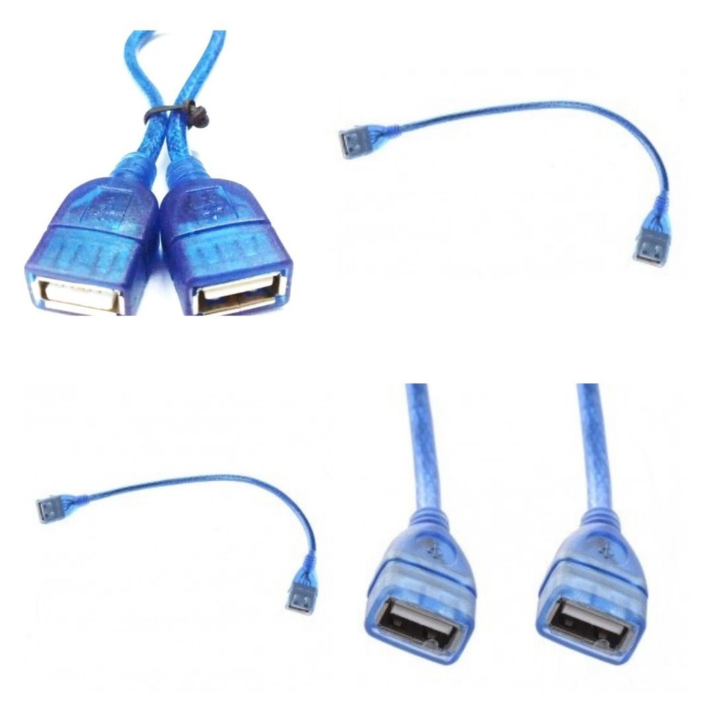 Kabel Konektor USB Extension Female Ke Female Adapter 30cm Adapter 111108