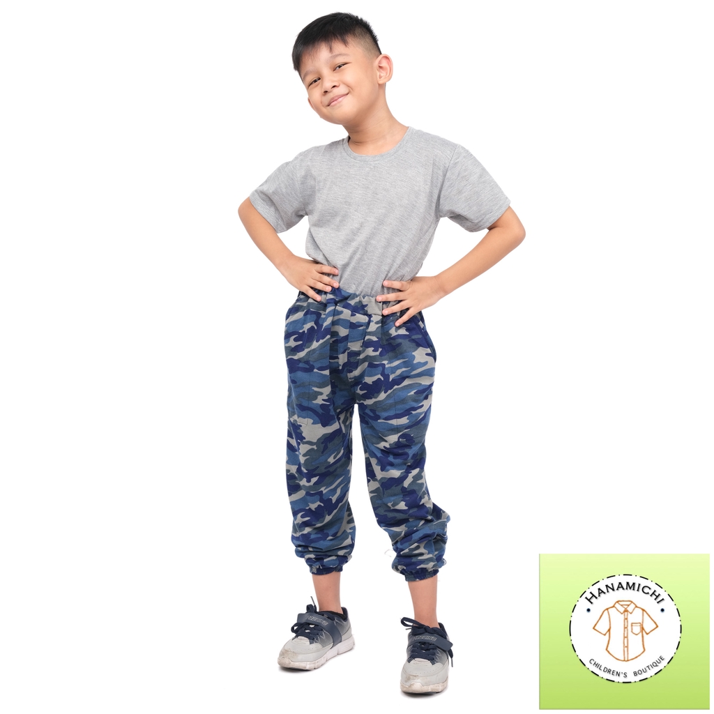 Hanamichi CLIO Celana Jogger / Joger Anak Motif Camo