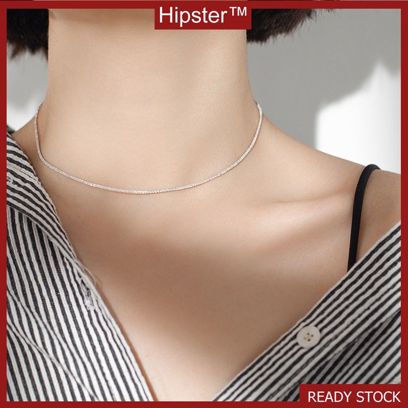 Popular Korean Style Simple and Versatile Mori Style Short Starry Necklace