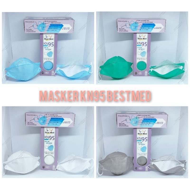 MASKER KN95 BESTMED ISI 20 PCS UKURAN DEWASA