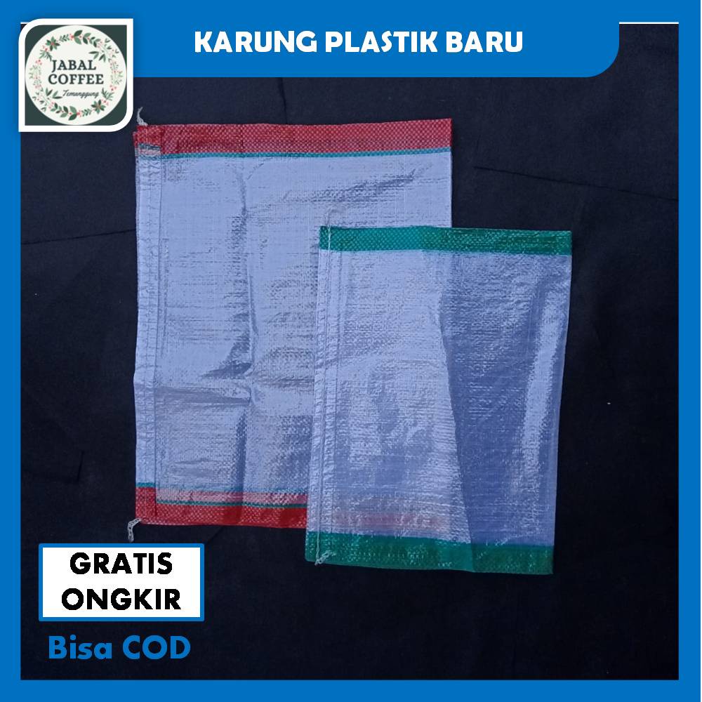 Karung Plastik Baru Ukuran 37 Cm X 55 Cm / Karung Beras 10 Kg J117