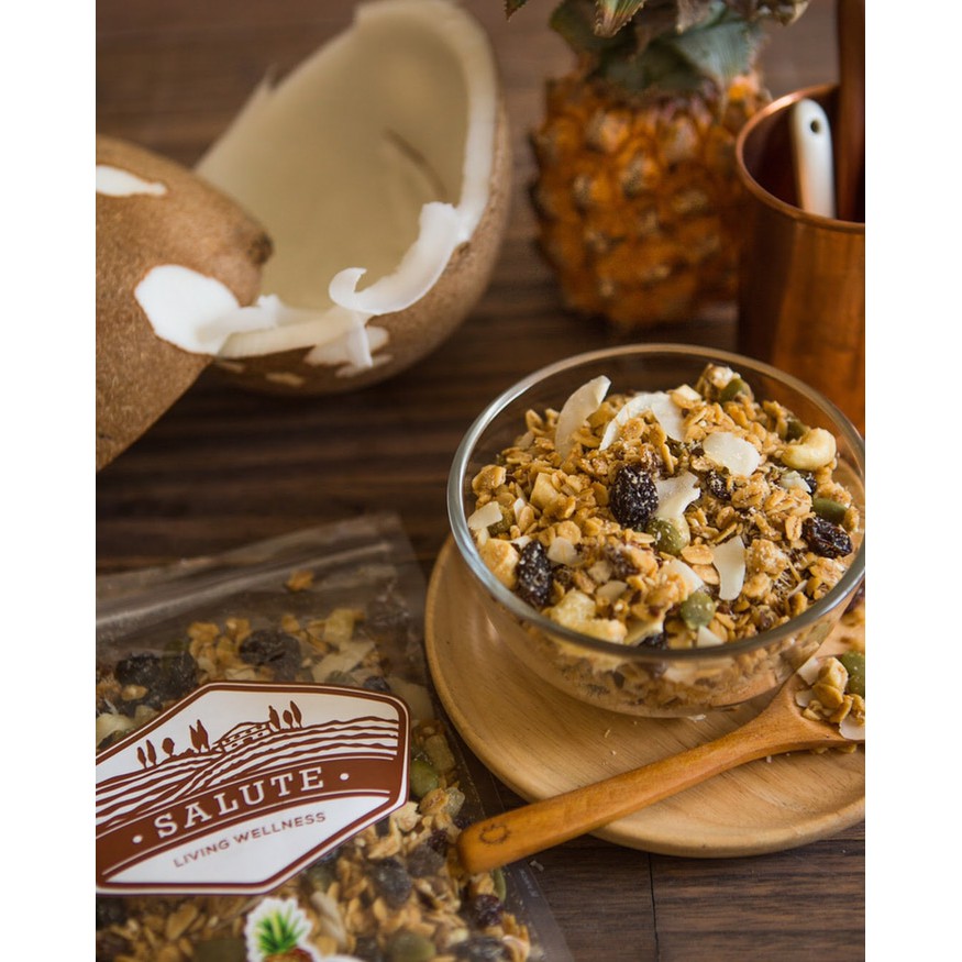 

Salute Granola Pineapple Coconut 330gr