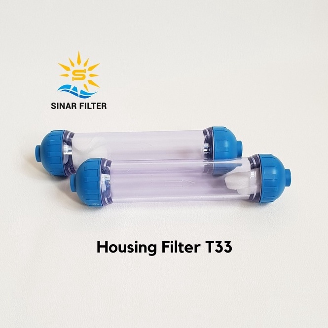 T33 Filter Housing Clear Refillable