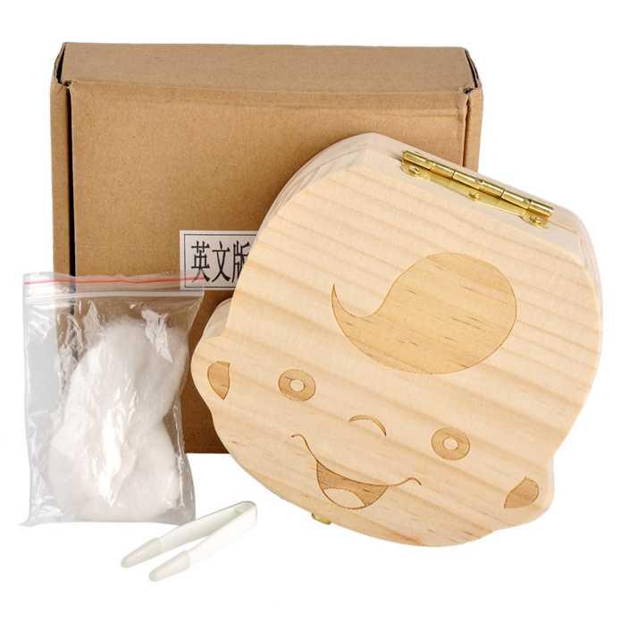 Kotak Tempat Gigi Susu Bayi Baby Teeth Wood Box