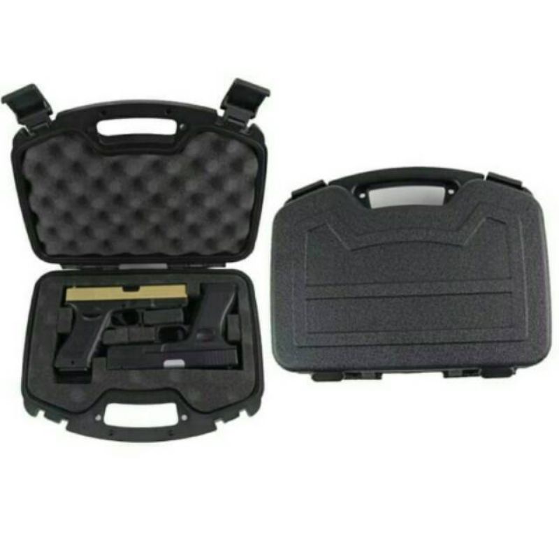 TAS KOPER PENYIMPAN HANDGUN PISTOL WARNA HITAM