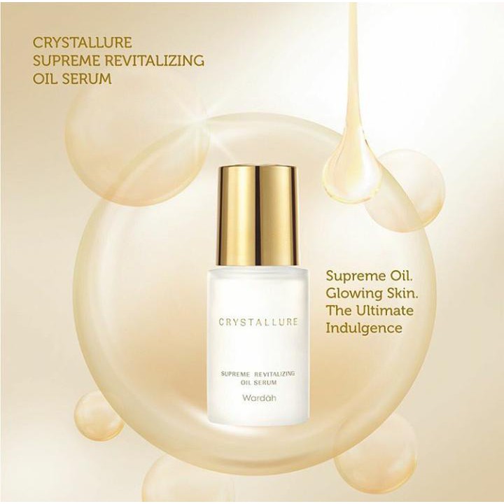 Wardah Crystallure Supreme Revitalizing Oil Serum [30 mL]