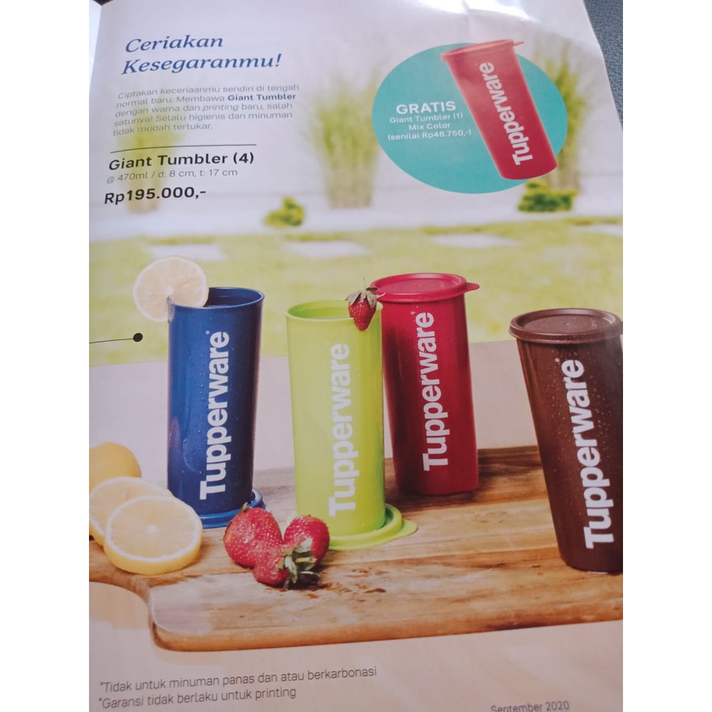giant tumbler tupperware 2020