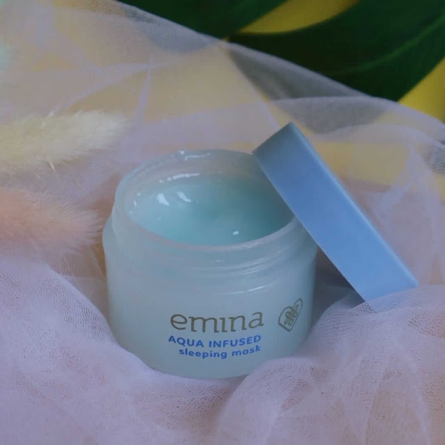 EMINA Aqua Infused Sleeping Mask with Vit E 30g masker wajah emina (KIM)