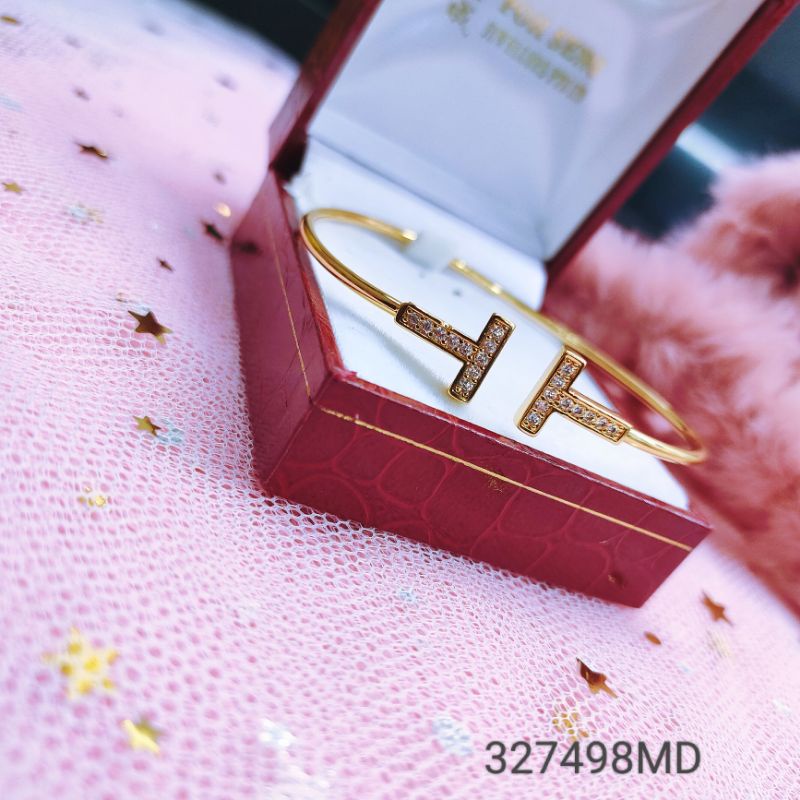 Gelang Bangle Wanita Titanium Anti Karat498MD