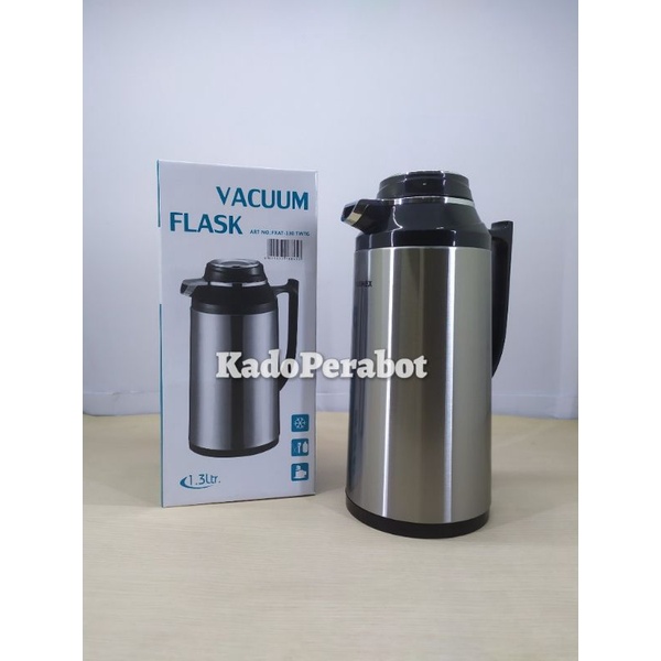 termos vacuum flask fujinex - termos air panas fujinex - termos 1,3L