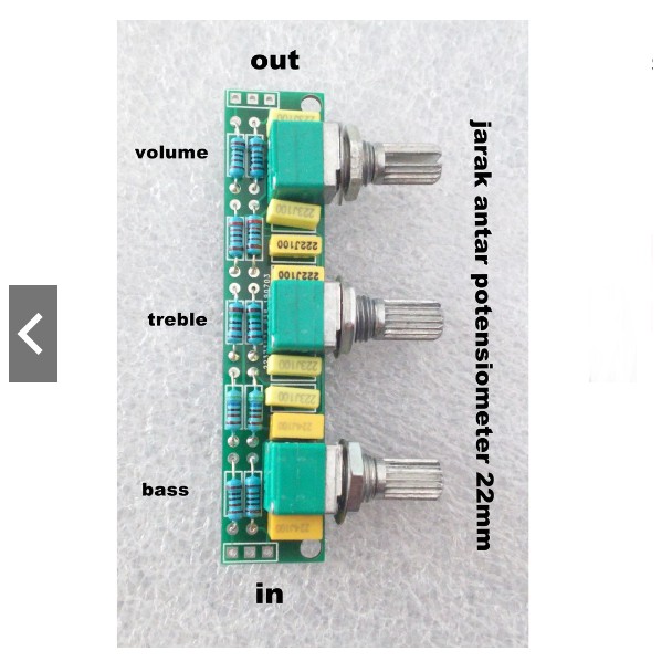 STEREO PASIF TONE CONTROL MINI DESAIN