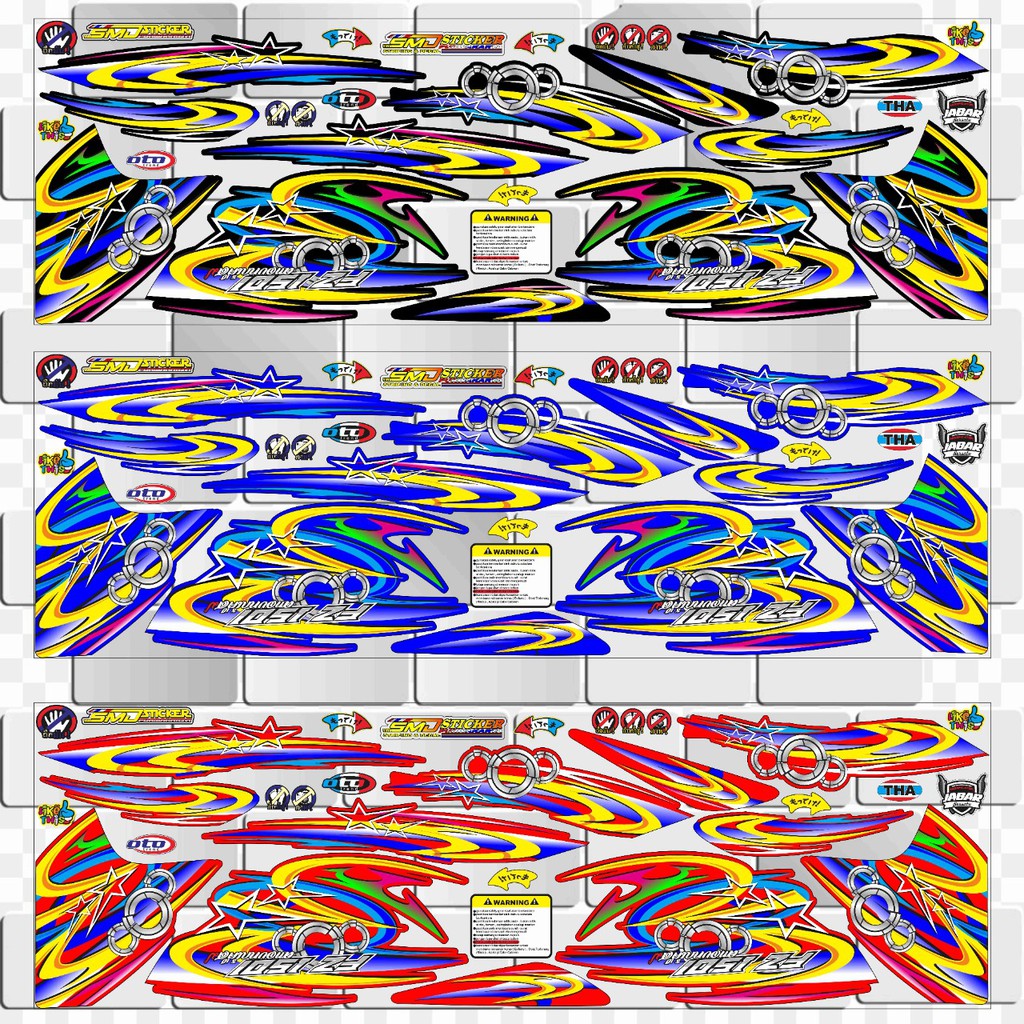 STRIPING VARIASI VIXION NVL TAHUN 2013/2015 THAILOOK/KARAKTER