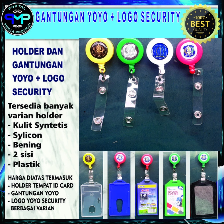 

Gantungan yoyo logo security