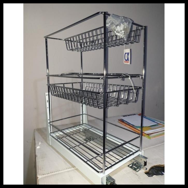 Rak Dapur - Rak Bumbu Tarik Winston Ok004C