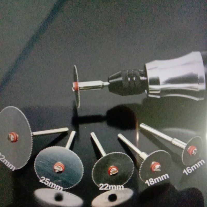 MATA BOR GERGAJI KAYU ALUMUNIUM PLASTIK MINI SET 5PCS / BOR TUNER