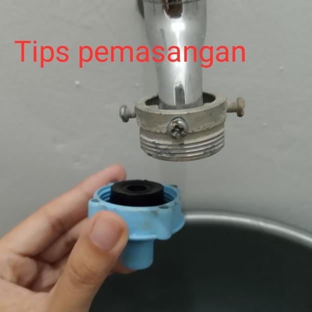 ➲ Sambungan Konektor Keran Selang Masuk Air Inlet Mesin Cuci Otomatis ☄