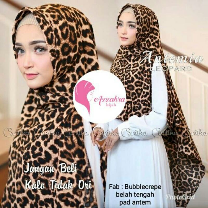 HIJAB ORI CANTIKA LEOPARD / HIJAB LEOPARD/ HIJAB CANTIKA