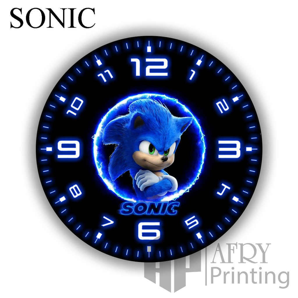 Jam Dinding Unik Jam Dinding Unik Minimalis Jam Dinding Sonic