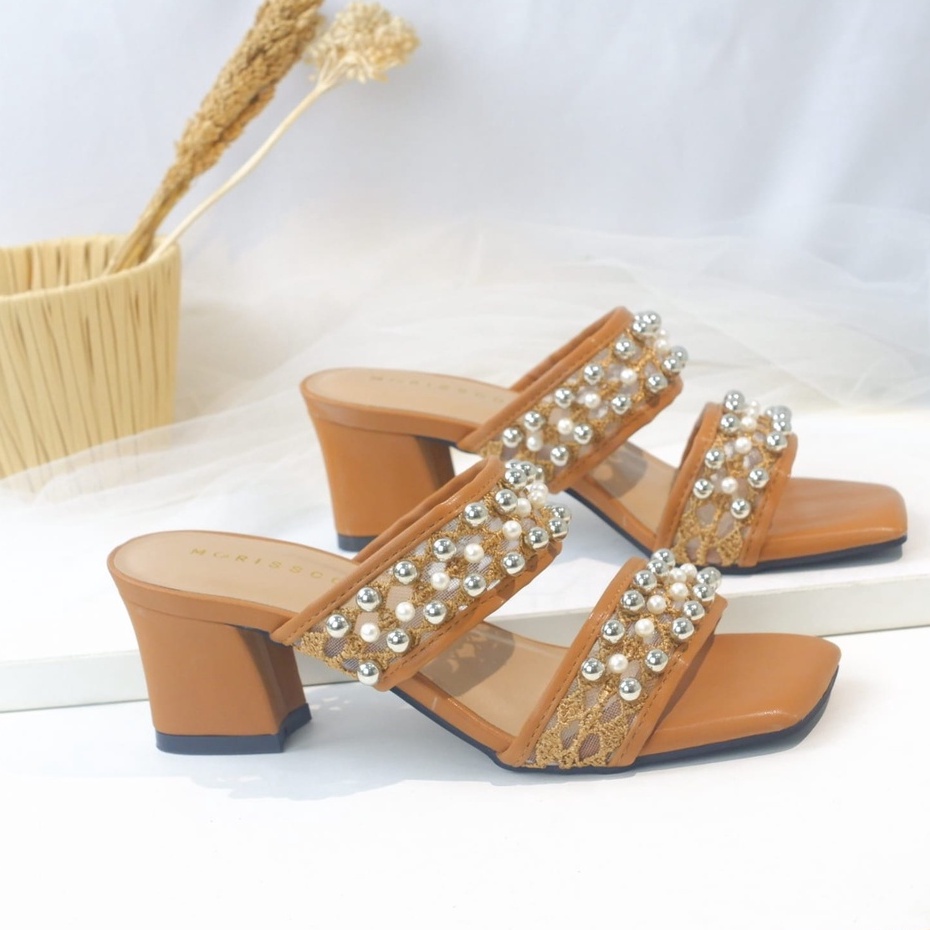 FLASH SALE 7.7 Heels Java Mote Brukat Elegan JAVA 01