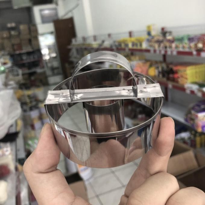 

Cetakan donat 8 cm stainless ring cincin bulat bolong awet kuat TERBARU 7060