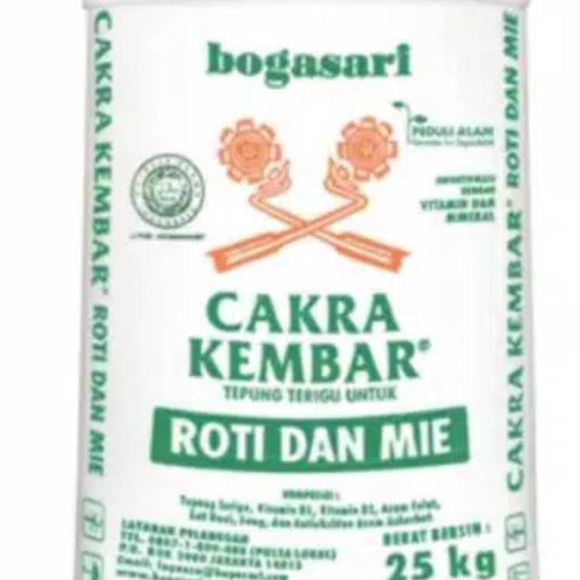 

Tepung tergiu cakra 25 kg
