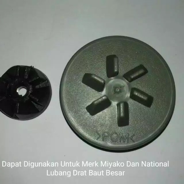 konektor Lobang Besar , conector blender 1 set gear karet gigi  blender national Panasonic Miyako