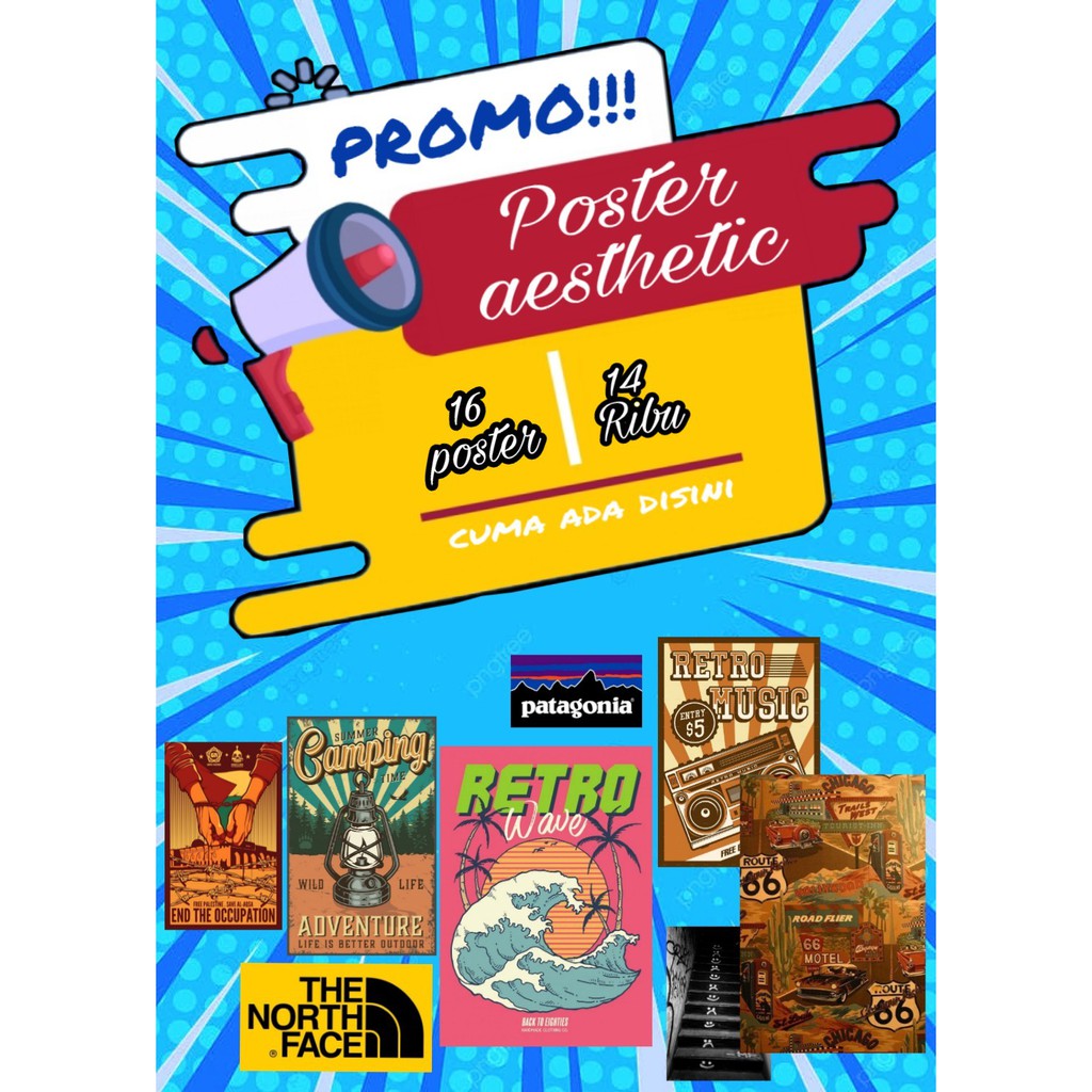 Poster aesthetic wall | Poster dinding aesthetic | custom poster | bisa *COD*