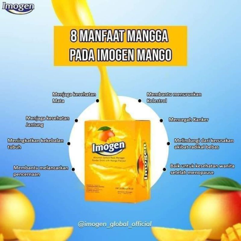 

Imogen mangga 1box (15 saset)