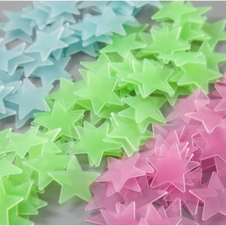 BCS 1 bungkus isi 100 Pcs Bintang Glow in the Dark BCS 1 bungkus isi 100 Pcs Bintang Glow in the Dark