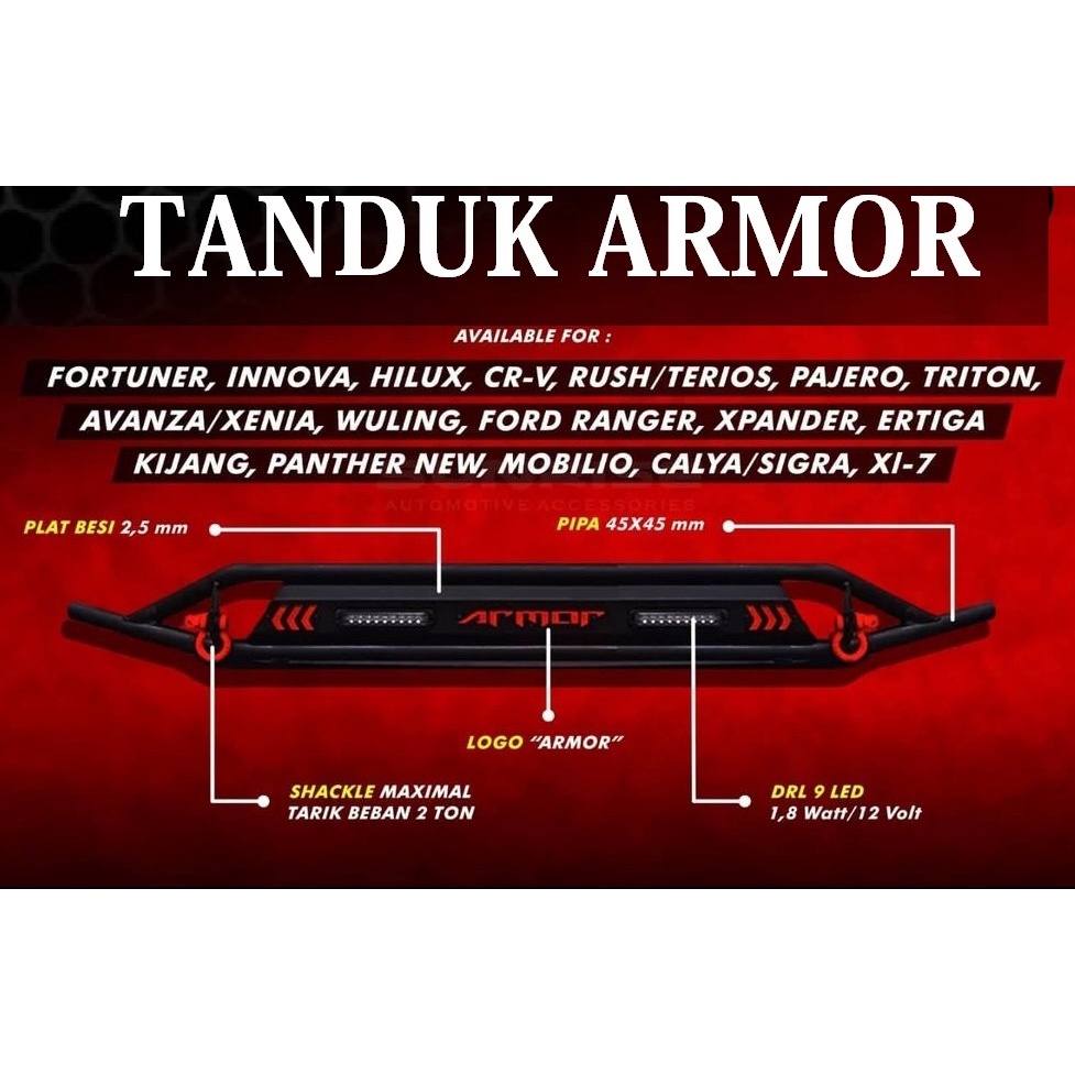 TANDUK GUARD MODEL ARMOR INNOVA 2021