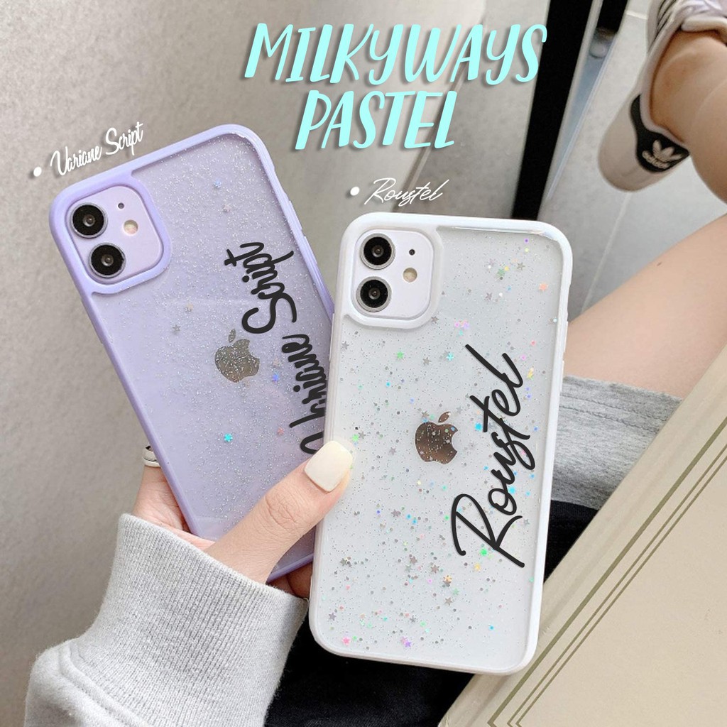 Custom Nama Milkyway Softcase iphone 6 6s 7 8 6 plus 6s plus 7 plus 8 plus X Xs Xr Xs Max 11 Pro Max 12 13