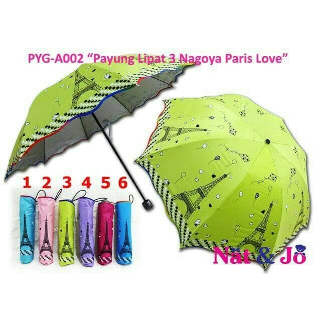 payung lipat 3 paris love nf 14