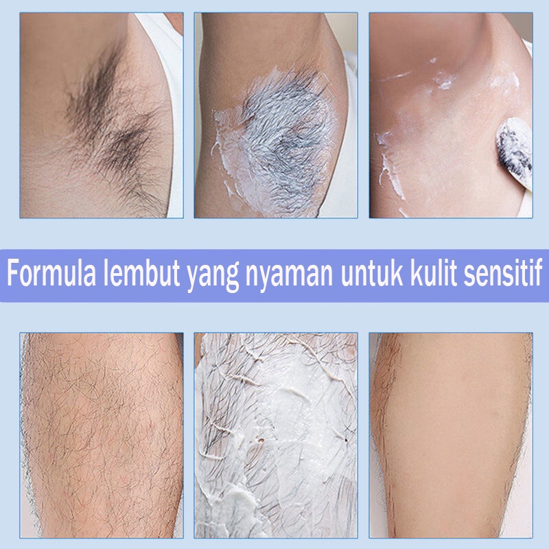 Krim Penghilang Bulu Semprotan Penghilang Bulu Set Wax Penghilang Bulu 150ml Lembut &amp; Tanpa Rasa Sakit Aman untuk Ibu Hamil Cepat Menghilangkan Bulu dari Bagian Pribadi, Ketiak, Lengan dan Paha