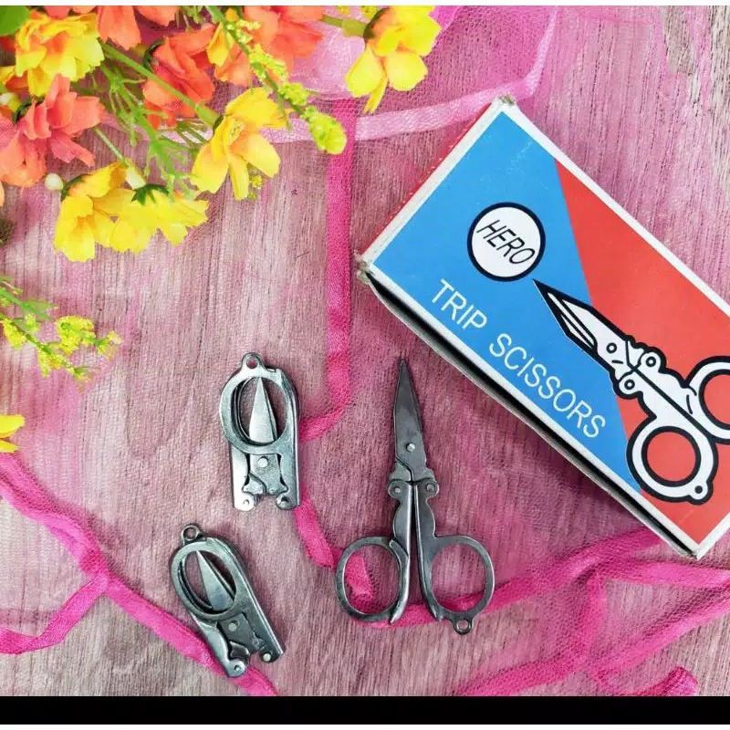 

Gunting Lipat Trip Scissors isi 12 pcs
