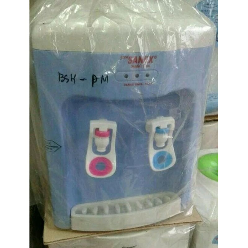 dispenser sanex panas dan normal 2kran dispenser meja dispenser aqua galon-2