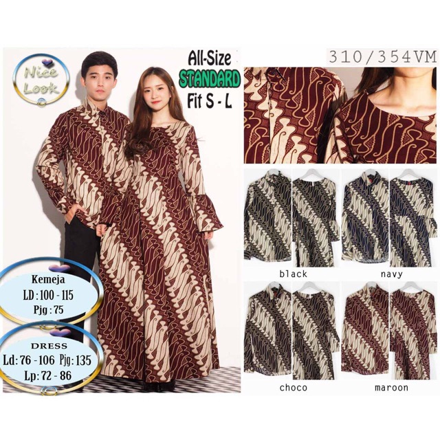 OWS BATIK COUPLE GAMIS GT-310-354VM