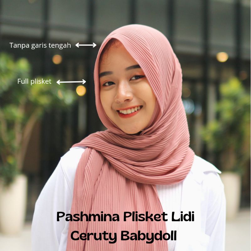 Pashmina Full Plisket Lidi Ceruty Babydoll / Pleats